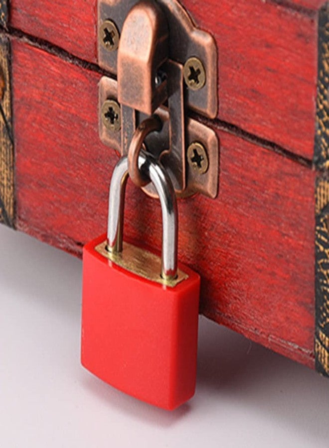 PUTHAK UNEQUETREND Puthak 6 Pcs Suitcase Lock,6 Colors Mini Padlock with Key Home & School Essentials for Suitcase Lock, Backpack and Luggage Lock - Image 5